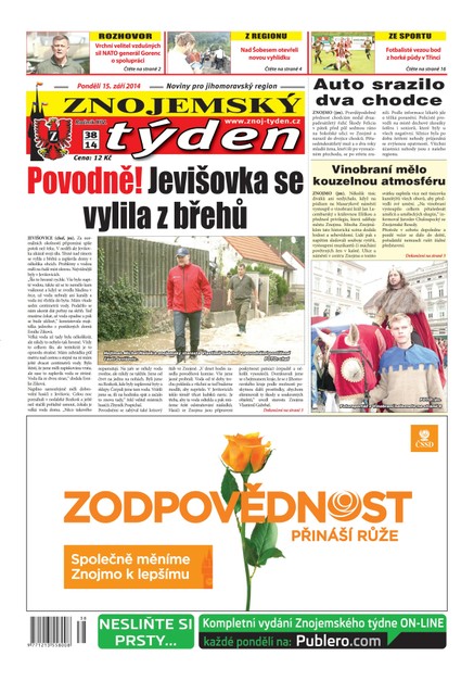 Znojemský týden Znojemský týden č. 38 / 2014