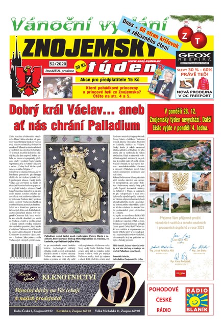 Znojemský týden Znojemský týden 52/2020