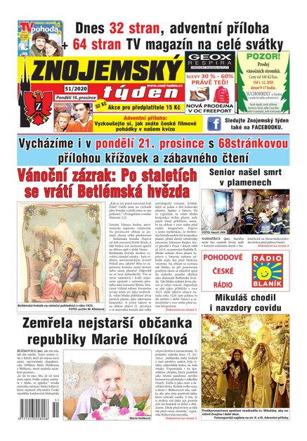 Znojemský týden Znojemský týden 51/2020