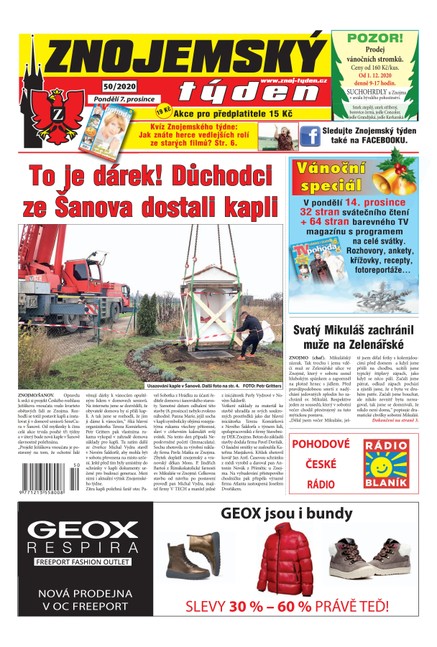 Znojemský týden Znojemský týden 50/2020