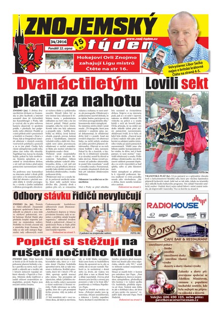 Znojemský týden Znojemský týden 34/2016