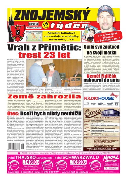 Znojemský týden Znojemský týden č. 18 / 2016