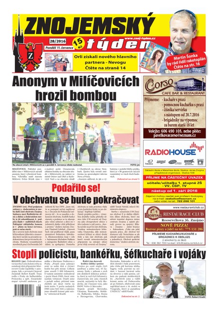 Znojemský týden Znojemský týden 28/2016