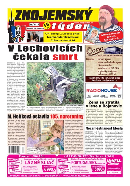 Znojemský týden Znojemský týden č. 29 / 2016