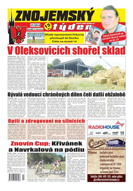 Znojemský týden Znojemský týden 27/2016