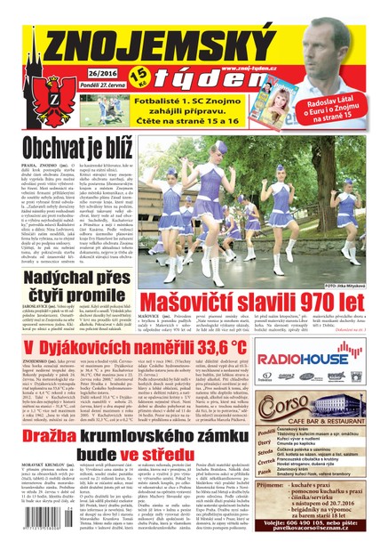 Znojemský týden Znojemský týden 26/2016