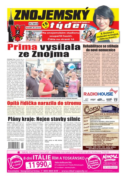 Znojemský týden Znojemský týden č. 25 / 2016