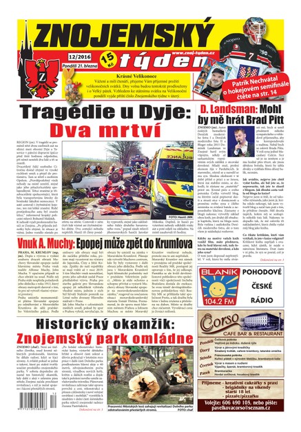 Znojemský týden 12/2016