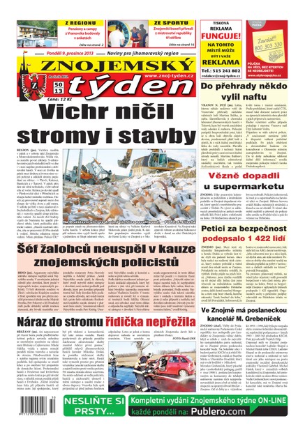 Znojemský týden Znojemský týden 50 / 2013