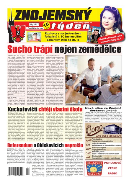 Znojemský týden Znojemský týden 26/2017