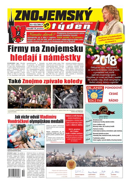 Znojemský týden Znojemský týden 51-52/2017