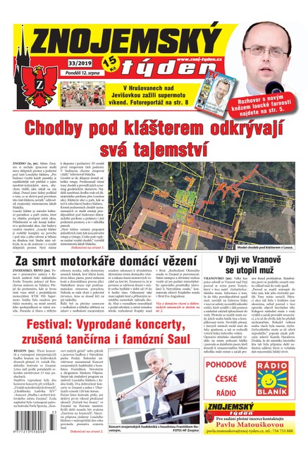 Znojemský týden Znojemský týden 33/2019
