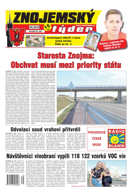 Znojemský týden Znojemský týden 39/2019