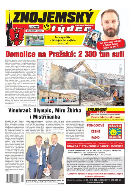 Znojemský týden Znojemský týden 25/2019