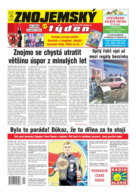 Znojemský týden Znojemský týden 01/2023