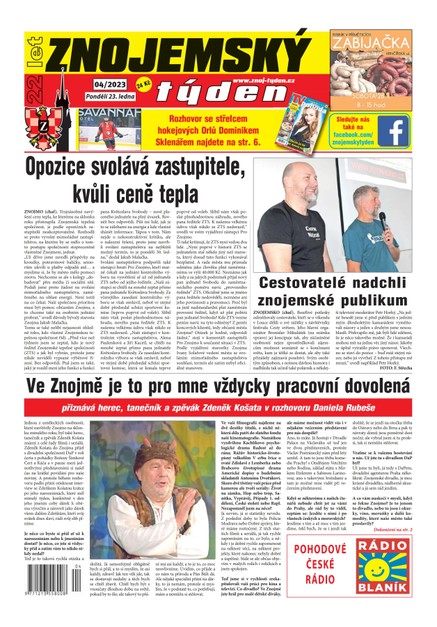 Znojemský týden Znojemský týden 04/2023