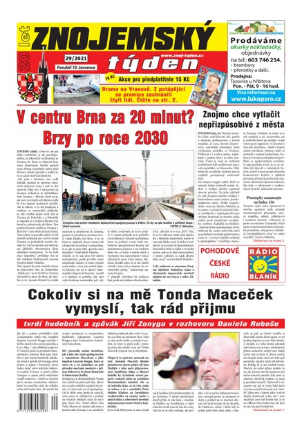 Znojemský týden Znojemský týden 29/2021