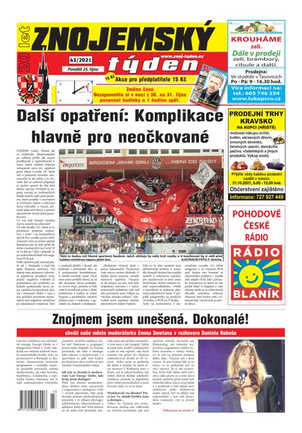 Znojemský týden Znojemský týden 43/2021