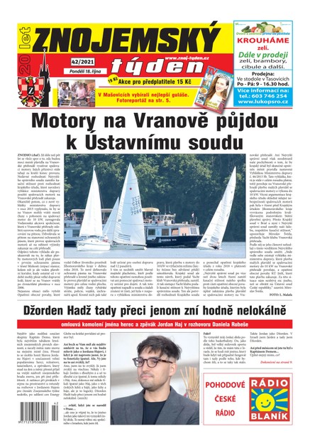 Znojemský týden Znojemský týden 42/2021