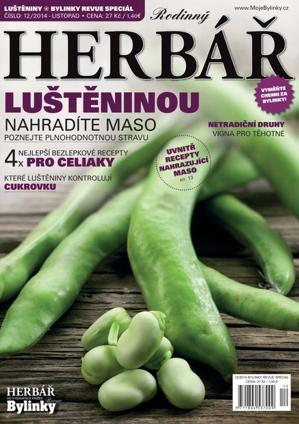 HERBÁŘ  - 12/2014 - Luštěninou nahradíte maso