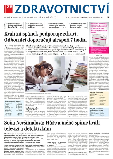 Ze Zdravotnictví 6/2019