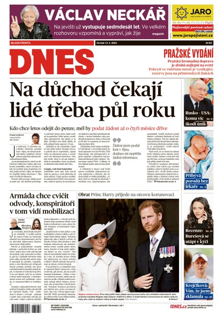 MF DNES - 13.4.2023