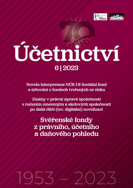 Účetnictví č. 6/2023