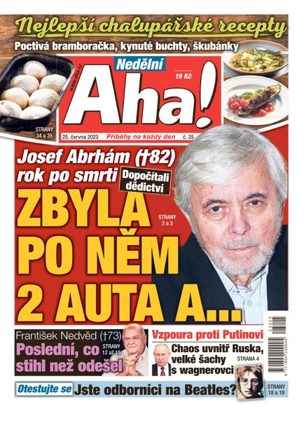 Nedělní AHA! - 25.6.2023