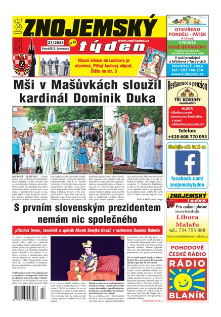 Znojemský týden 27/2023