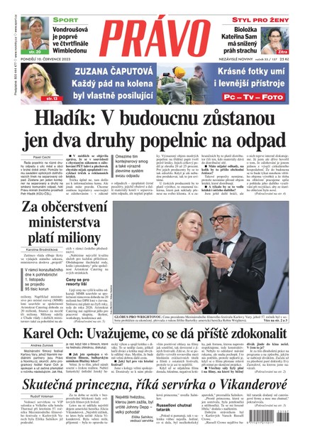 Deník Právo - 10.7.2023