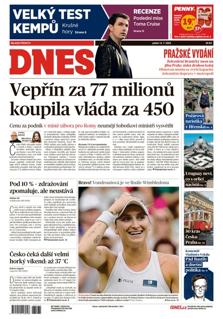 MF DNES - 14.7.2023
