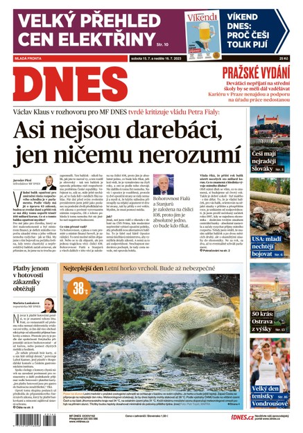 MF DNES - 15.7.2023