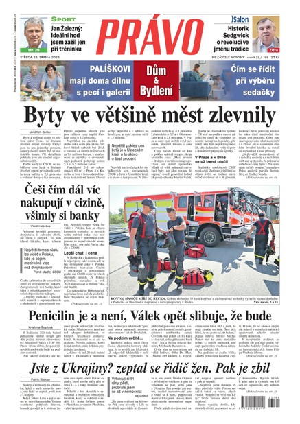 Deník Právo - 23.8.2023