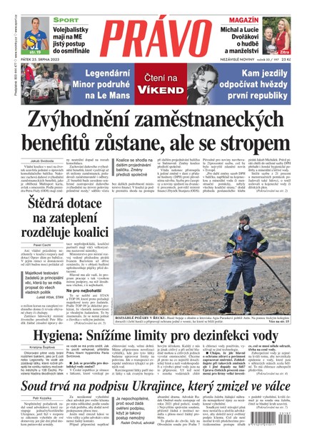 Deník Právo - 25.8.2023