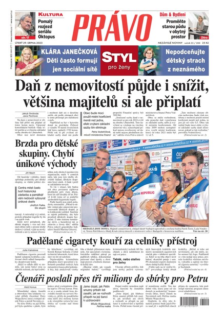 Deník Právo - 29.8.2023