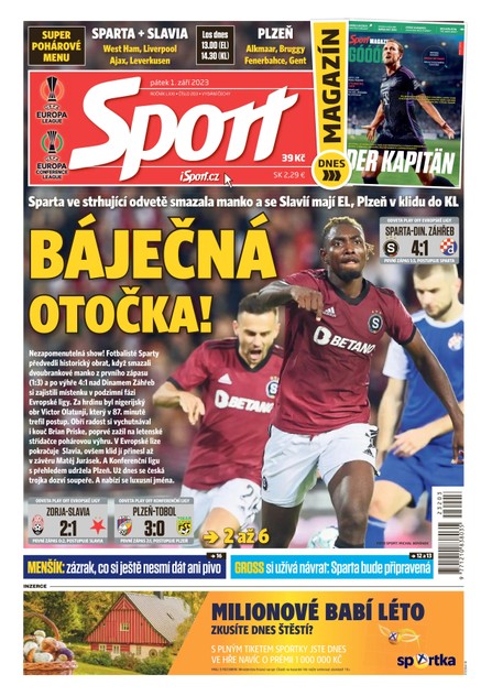 Sport - 1.9.2023