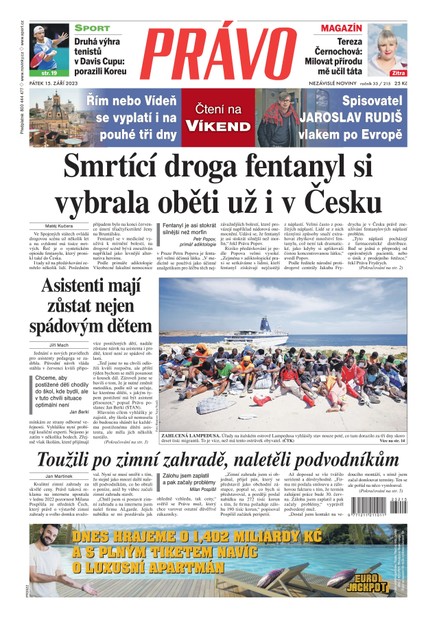 Deník Právo - 15.9.2023