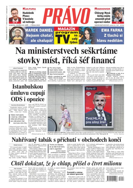 Deník Právo - 30.9.2023