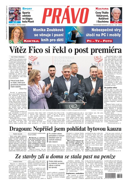 Deník Právo - 2.10.2023