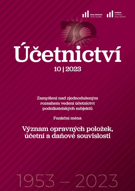 Účetnictví č. 10/2023