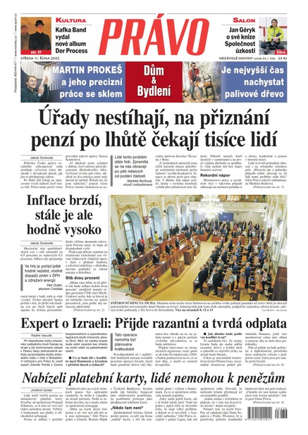 Deník Právo - 11.10.2023