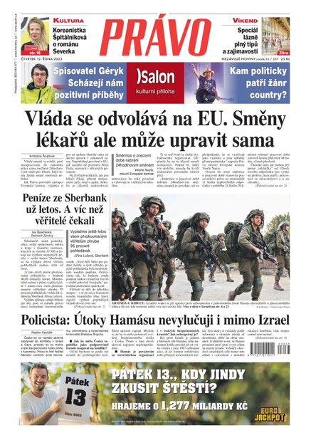 Deník Právo - 12.10.2023