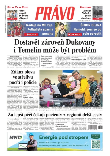 Deník Právo - 16.10.2023