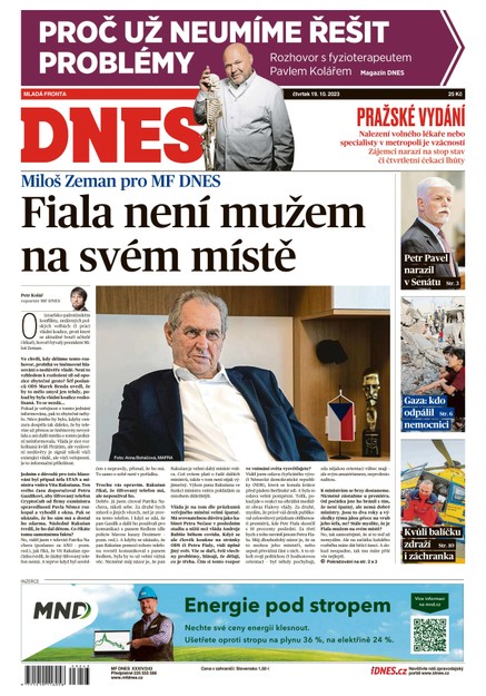 MF DNES - 19.10.2023