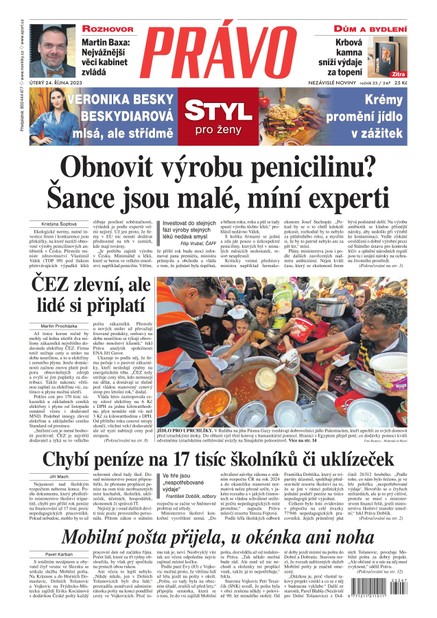 Deník Právo - 24.10.2023