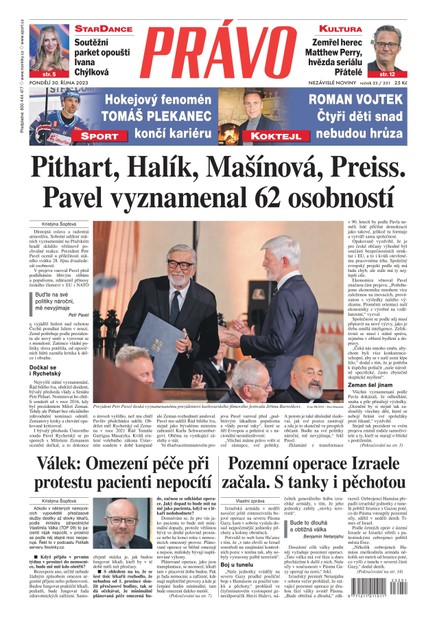 Deník Právo - 30.10.2023