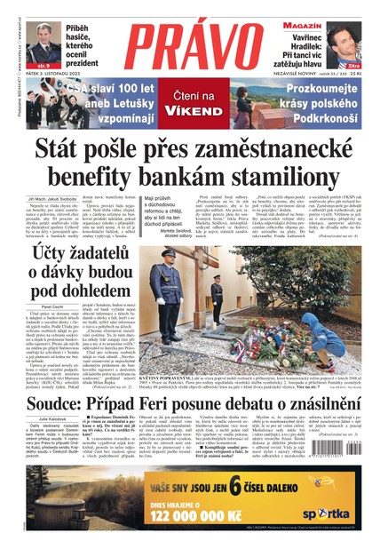 Deník Právo - 3.11.2023
