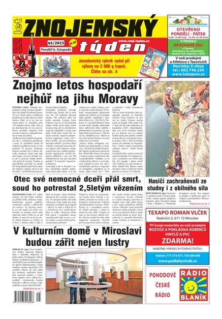 Znojemský týden 45/2023