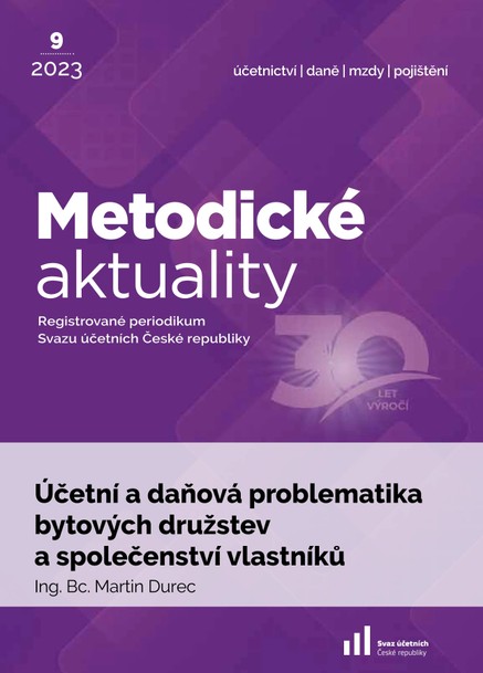 Metodické aktuality Svazu účetních č. 9/2023