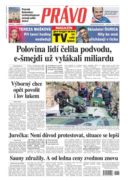 Deník Právo - 11.11.2023
